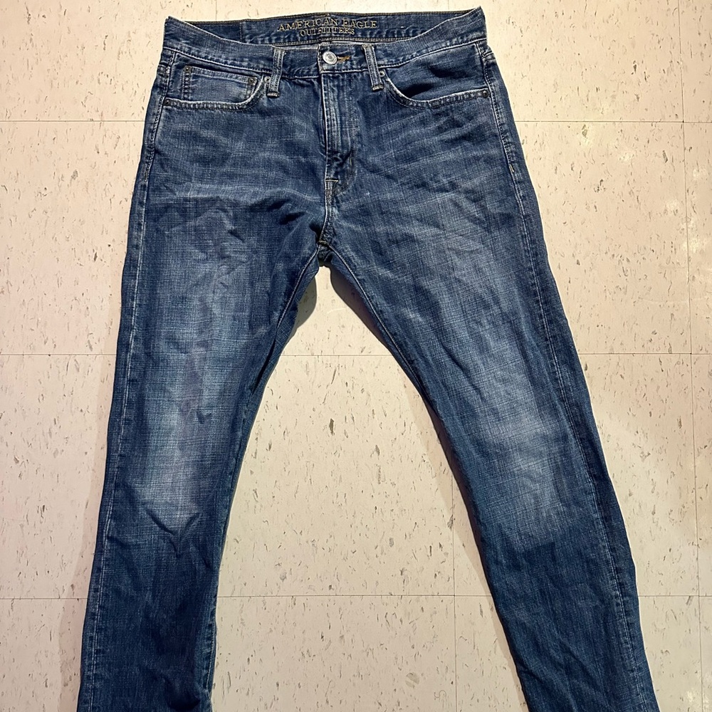 VINTAGE AMERICAN EAGLE OUTFITTERS MENS SKINNY JEANS LOW RISE